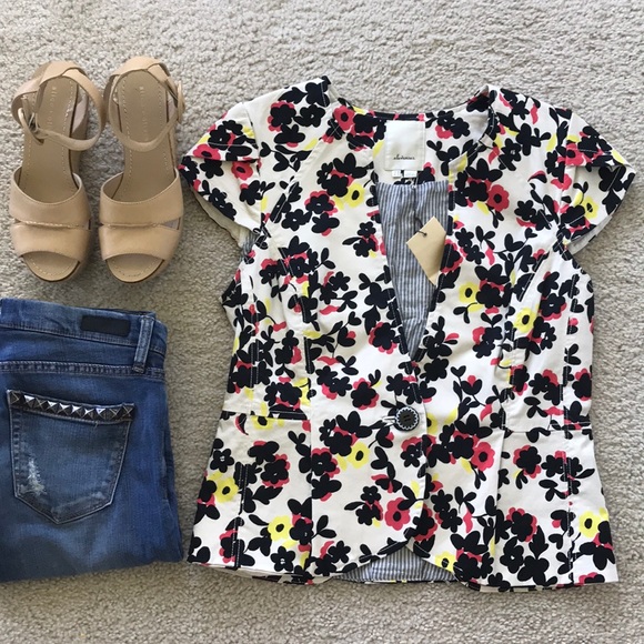 Anthropologie Jackets & Blazers - {Anthropologie} Pressed Dahlia Jacket
